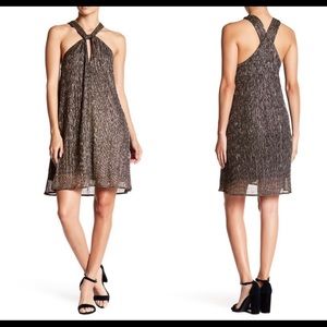 Astr the Label Priscilla Metallic Dress